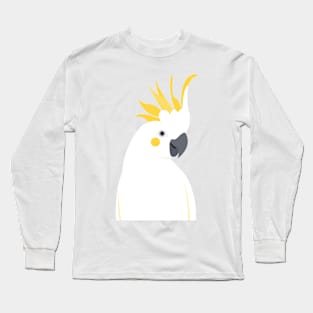 sulphur-crested cockatoo parrot Long Sleeve T-Shirt